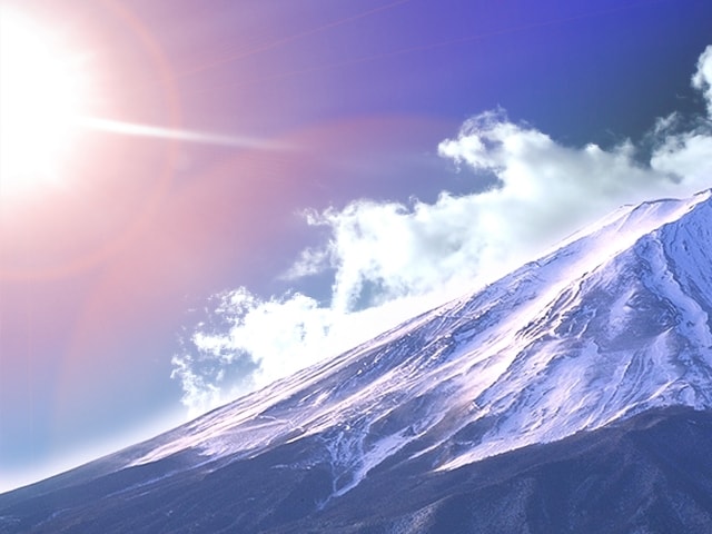 お正月の富士山